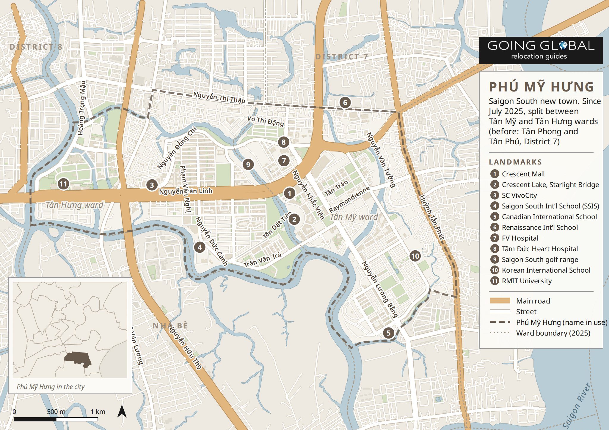 Phú Mỹ Hưng map