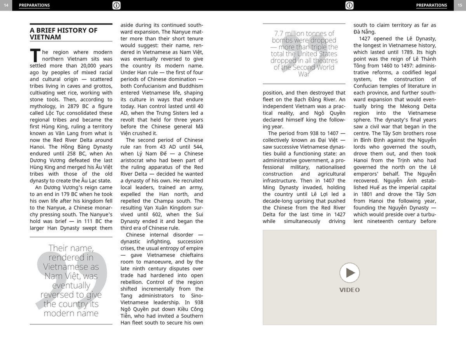 A Brief History of Vietnam, Spread 1 of 4