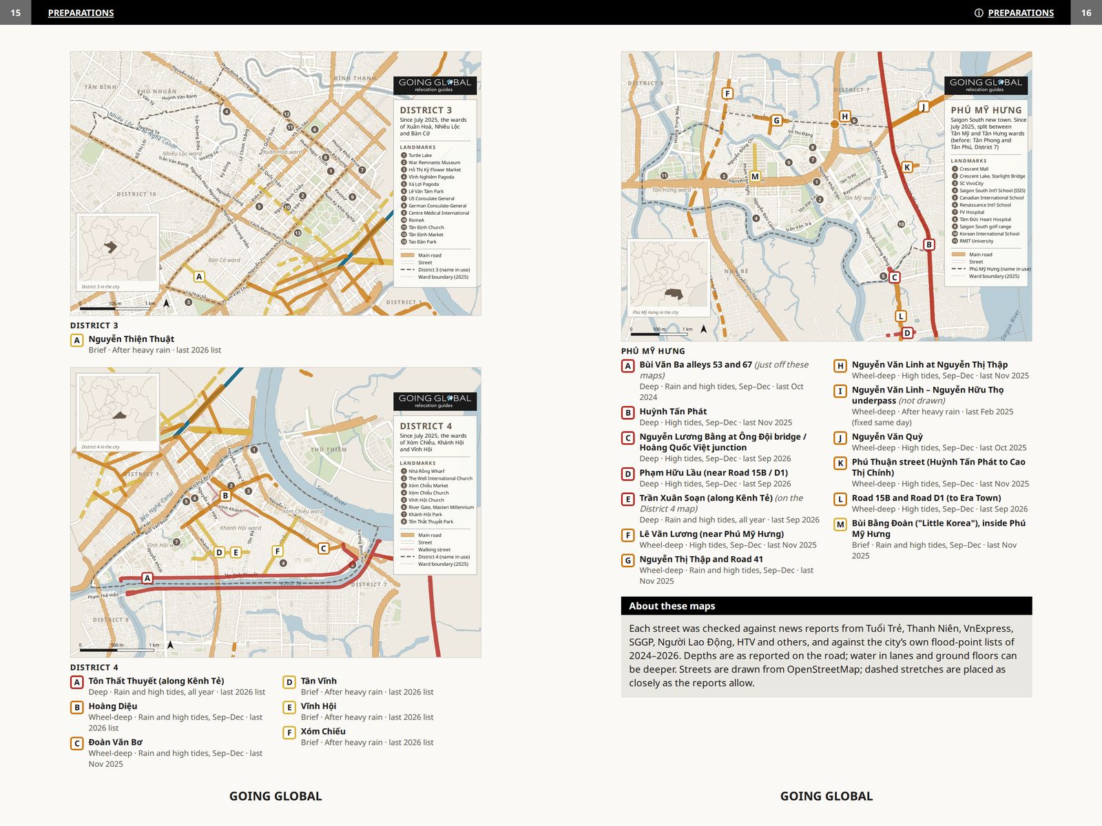 Climate: where it floods, Pages 15–16